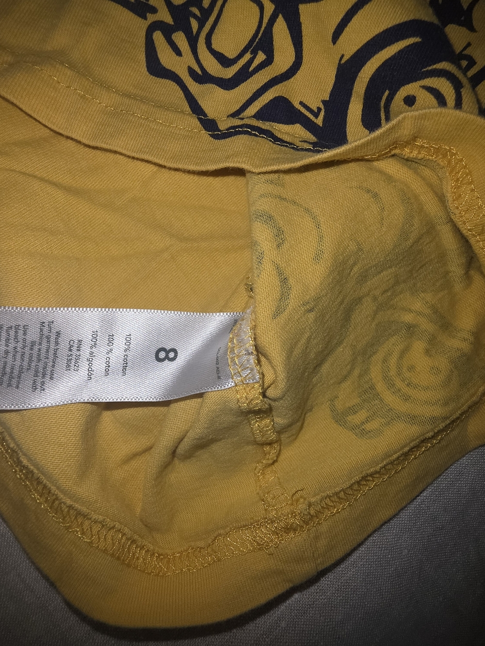Carter's Yellow Long-Sleeve Shirt with Blue Monster Truck Graphic - Picture 3 of 4